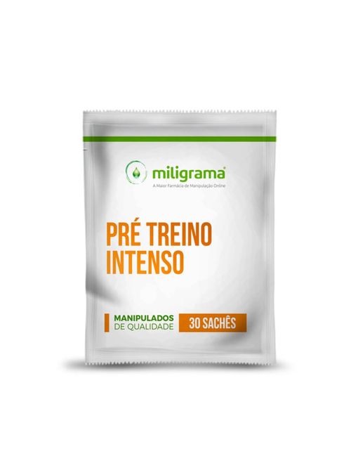 Pré Treino Intenso 30 Sachês Sabor Laranja