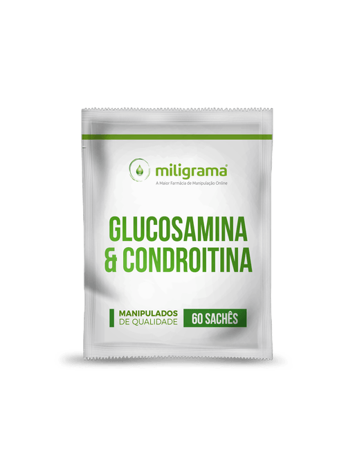 Glucosamina 1,5g + Condroitina 1,2g 60 Sachês Sabor Laranja