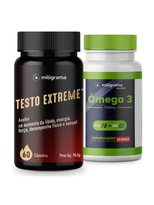 Testo Extreme + Ômega 3