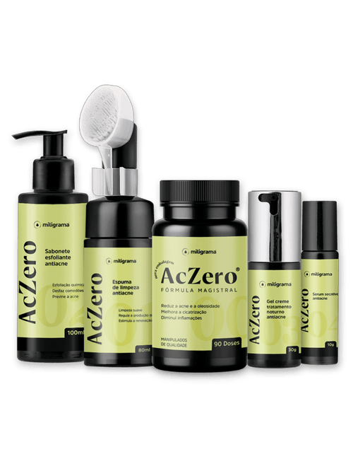 Suplemento e cuidados Antiacne