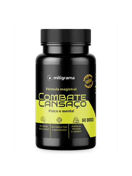 Cápsulas para Combater o Cansaço Físico e Mental 60 Doses