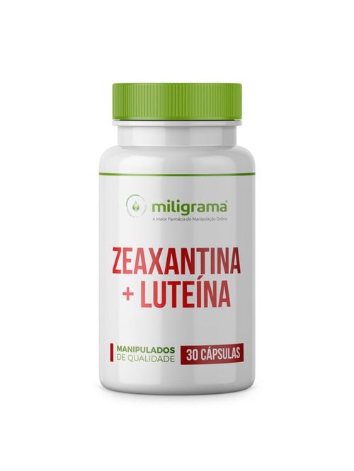 Zeaxantina 1mg + Luteína 10mg 30 Cápsulas: Antioxidante para saúde dos olhos