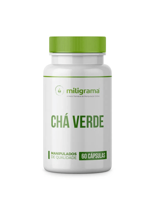 Chá Verde 500mg 60 Cápsulas