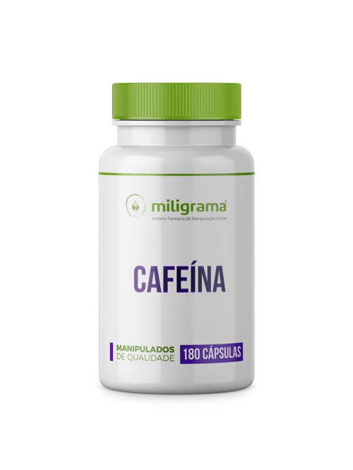 Cafeína 100mg 180 Cápsulas