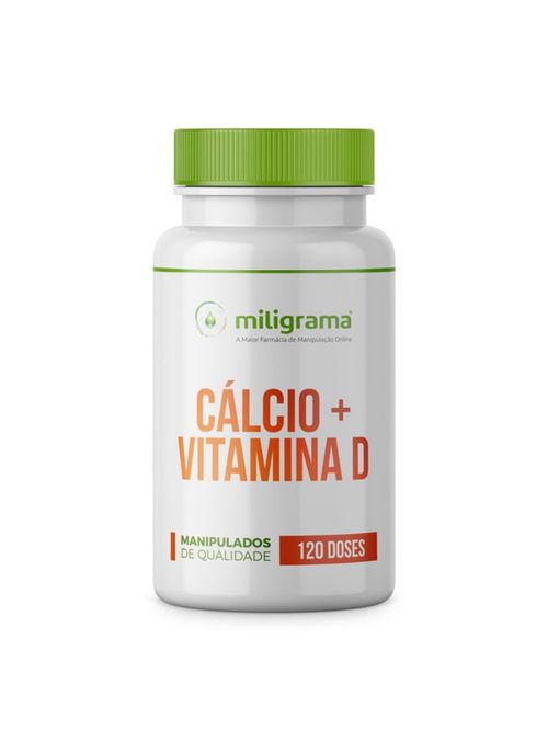 Cálcio com Vitamina D 120 Doses
