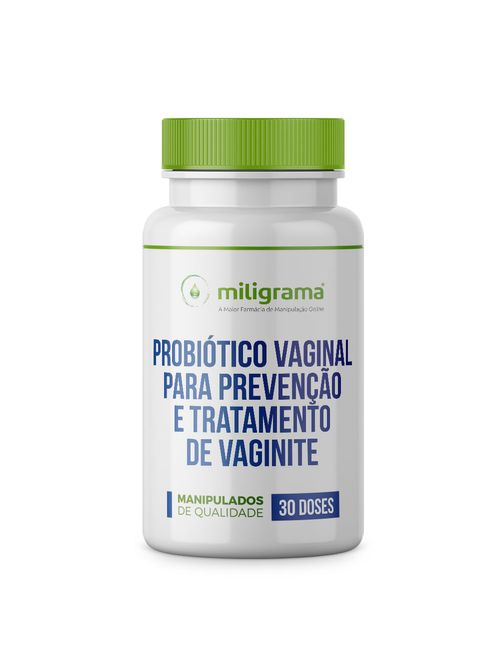 Probiótico vaginal para prevenção e tratamento de vaginite 30 doses