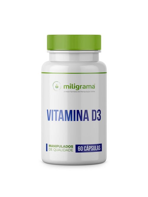 Vitamina D3 10.000UI 60 Cápsulas