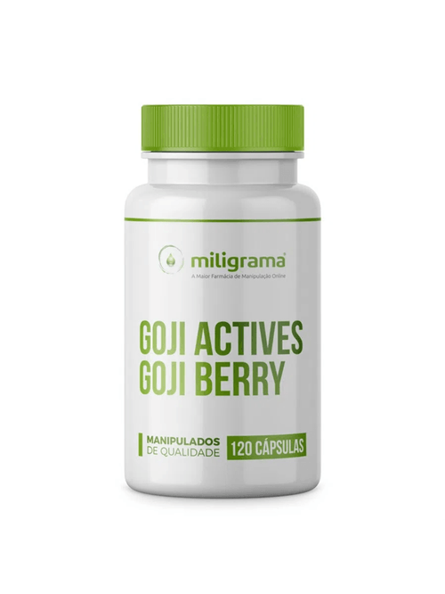 Goji Actives Goji Berry 500mg 120 Cápsulas