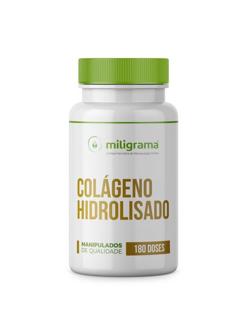 Colágeno Hidrolisado 500mg 180 Doses