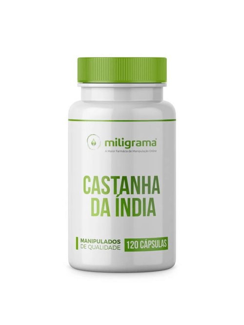 Castanha da Índia 500mg 120 Cápsulas