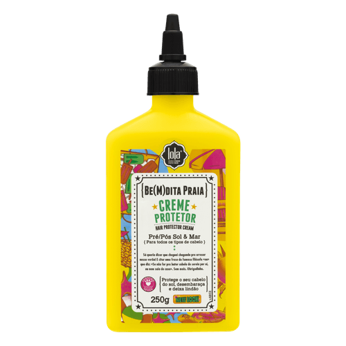 Creme de Pentear Be(M)dita Praia Pré e Pós Sol 250g Lola