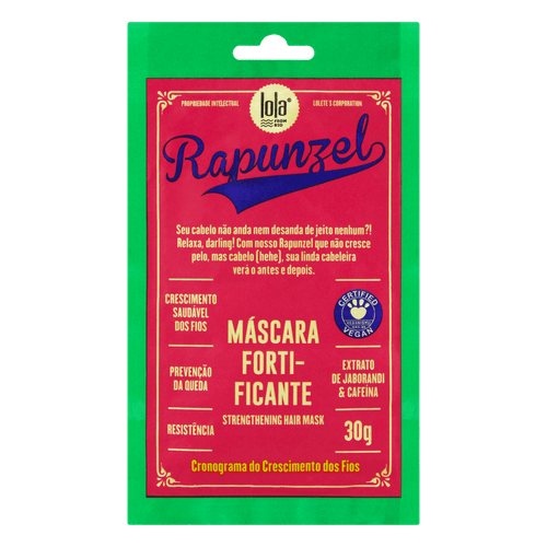 Máscara Capilar Fortificante Lola from Rio Rapunzel - 30g