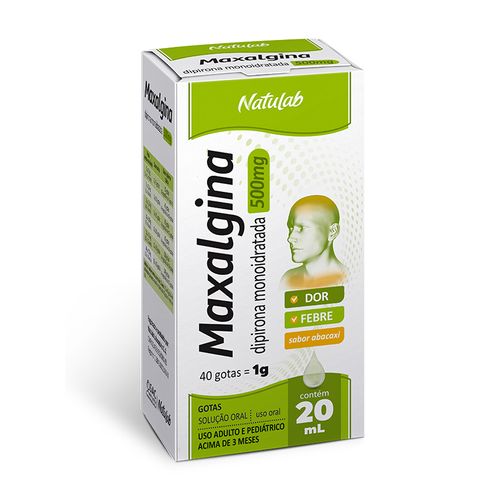 Maxalgina Dipirona Monoidratada 500mg Gotas - 20ml