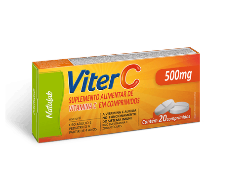 Viter C 500mg - 20 Comprimidos