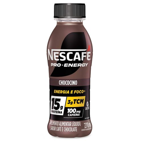 Suplemento Alimentar Nescafé Pro-Energy Chococino 15g Proteína - 270ml