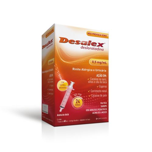 Desalex Desloratadina 0,5mg/ml Rinite Alérgica - 60ml