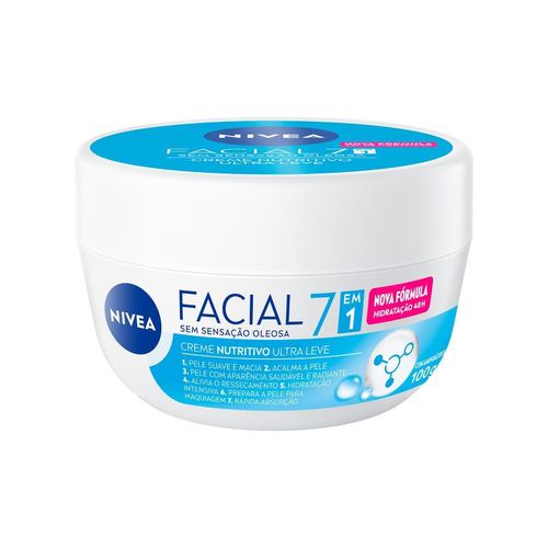 NIVEA Creme Facial Nutritivo Ultraleve 7 em 1 - 100g