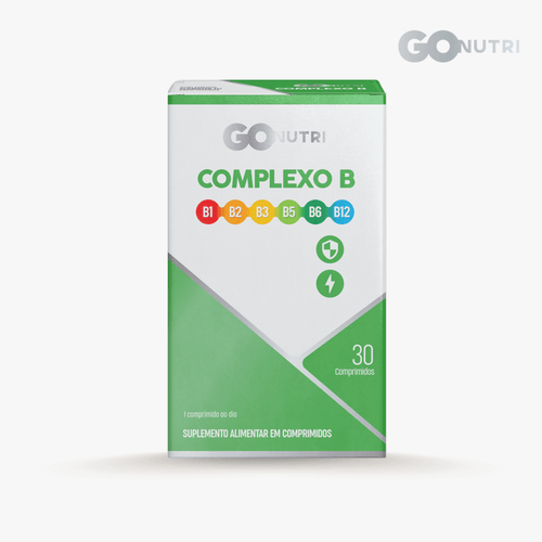 Suplemento Alimentar GOnutri Complexo B - 30 Comprimidos