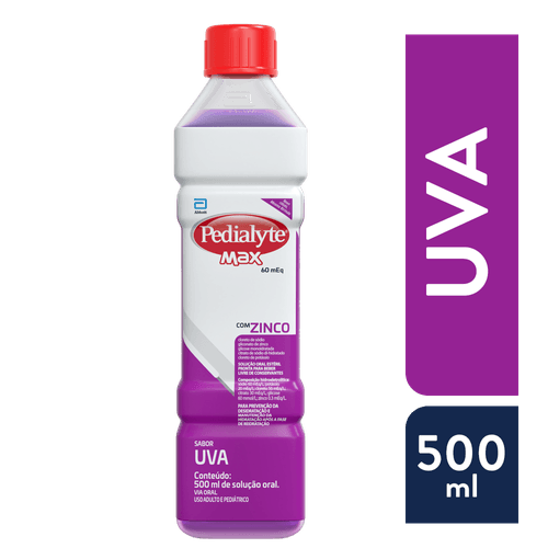 Pedialyte Max Uva - 500ml