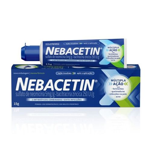 Pomada Nebacetin 15G