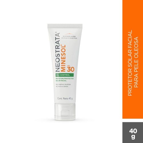 Protetor Solar Facial FPS 30 Neostrata Minesol Oil Control Bisnaga 40g
