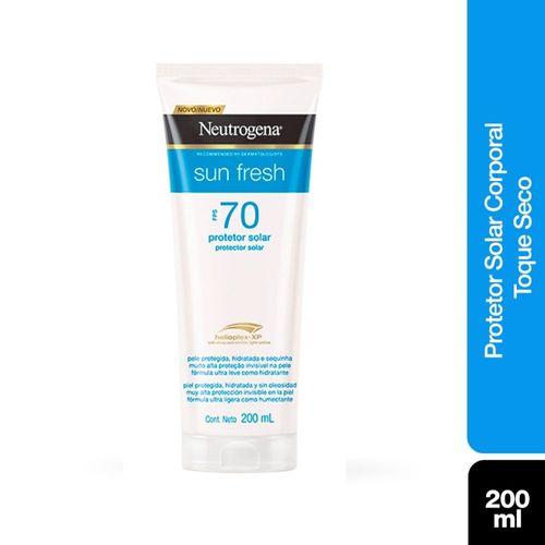 Protetor Solar Neutrogena Sun Fresh - FPS 70 - 200ml