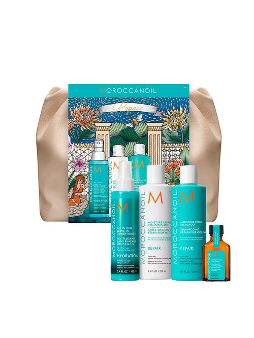 Kit Moroccanoil Repair - Shampoo e Condicionador 250ml + Spray All in One 160ml + Oleo de Tratamento 25ml