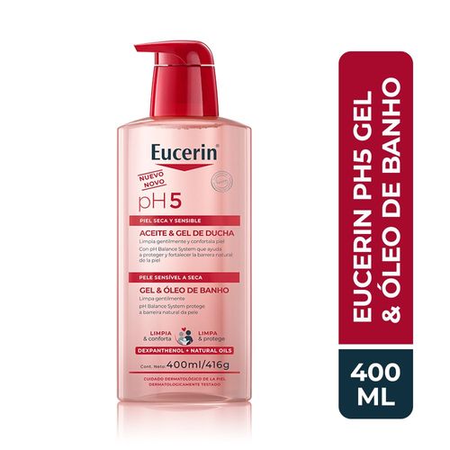 Gel e Óleo de Banho Eucerin pH5 - 400ml