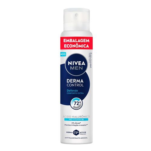 Nivea Men Desodorante Aerossol Derma Control Defende - 200ml
