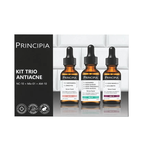 Kit Sérum Facial Principia Nc-10 + Mix-01 + AM-10 - 30ml Cada