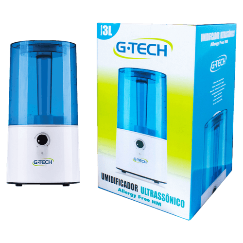 Umidificador Ultrassônico Azul Allergy Free HM 3l G-Tech Bivolt