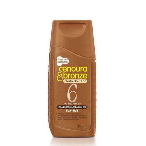 Bronzeador Fluído com Cor FPS 6 Cenoura & Bronze - 110ml