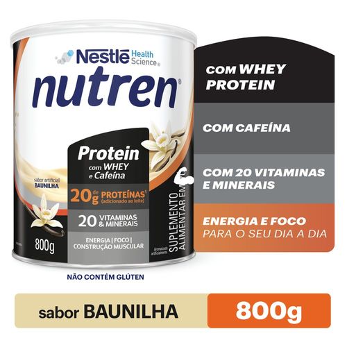 Suplemento Alimentar Nutren Protein Baunilha - 800g