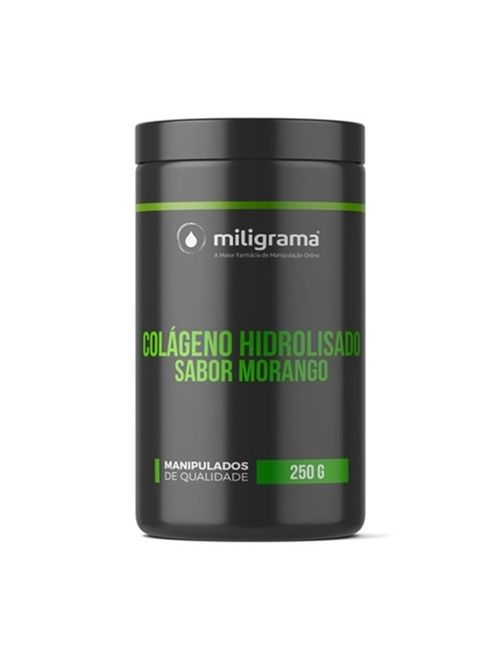 Colágeno Hidrolisado 250g Sabor Morango