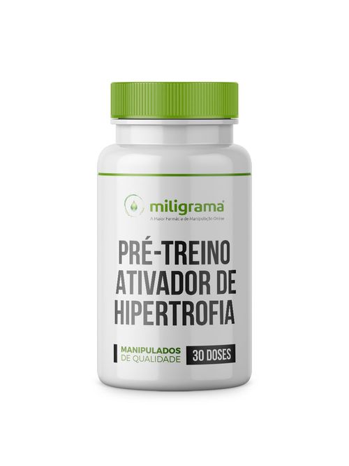 Pré-treino ativador de hipertrofia 30 doses