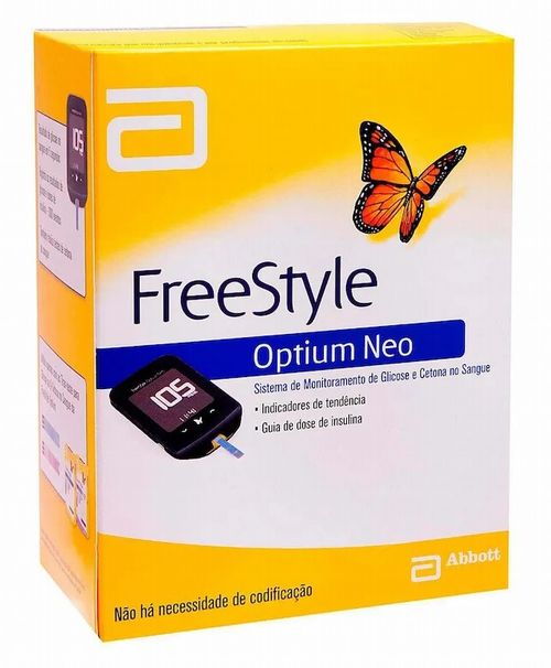Kit Freestyle Optium Neo Medidor de Glicose - 1 Unidade
