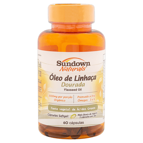 Óleo Linhanca Sundown 1000mg 60 Cápsulas - Sundown Naturals