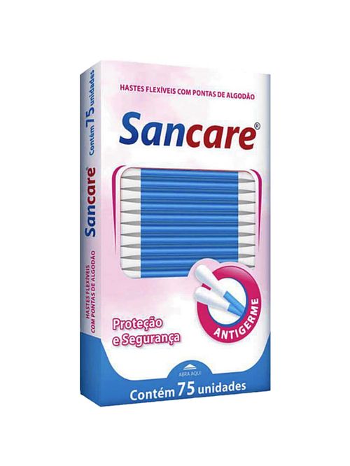 Hastes Flexíveis Sancare - 75 Unidades