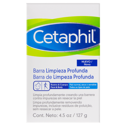 Sabonete Barra Limpeza Profunda para Pele Oleosa 127g Cetaphil Galderma