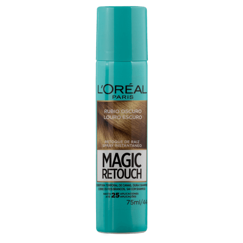 Retoque de Raiz LOréal Paris Spray Instantâneo Magic Retouch Louro Escuro, 75ml