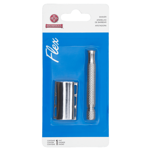 Aparelho de Barbear Flex Metal Niquelado Mundial