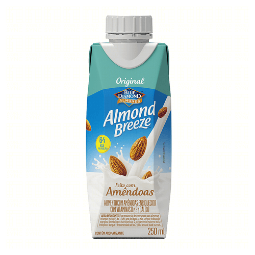 Bebida à Base de Amêndoa Original Blue Diamond Almond Breeze Caixa 250ml