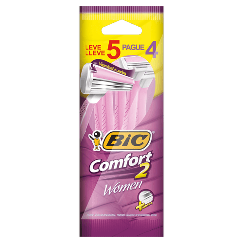 Aparelho Barbear Bic Comfort 02 Women Twin - Leve 5 Pague 4 - Bic