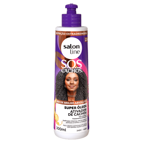 Ativador de Cachos SOS Nutritivo 300ml Salon Line