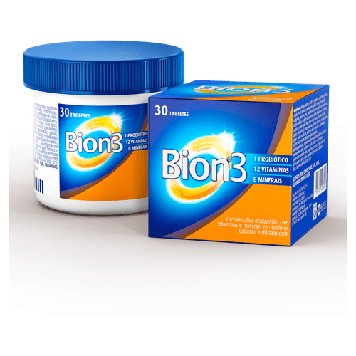 Bion 3 Merck Caixa 30 Tabletes