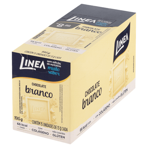 Chocolate Linea Minichoco Branco 13G - Linea