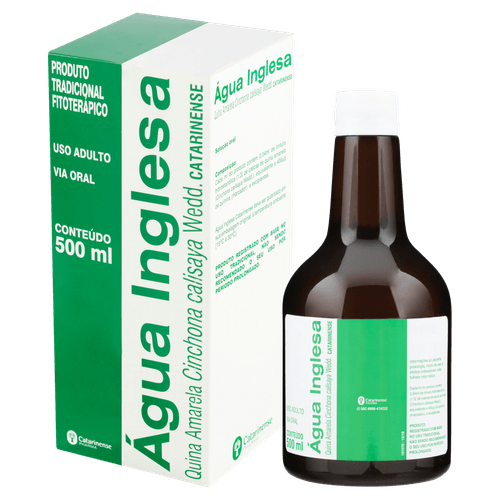 Água Inglesa 0,04ml Catarinense Pharma Caixa 500ml Solução Oral