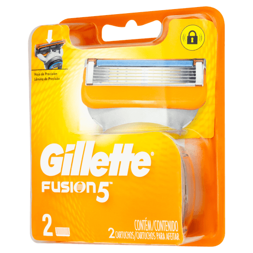 Carga para Aparelho de Barbear Gillette Fusion 5 Lâminas C/2
