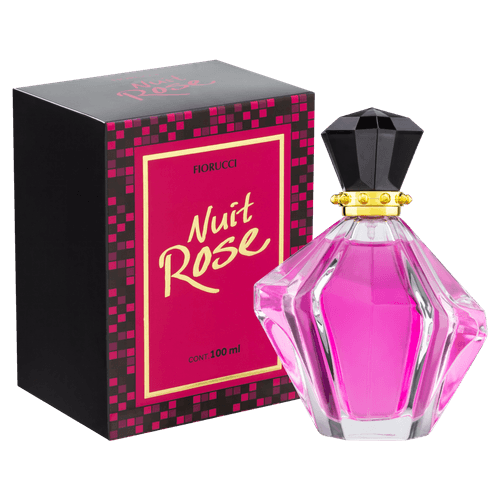 Deo Colônia Nuit Rose Floral 100ml Fiorucci