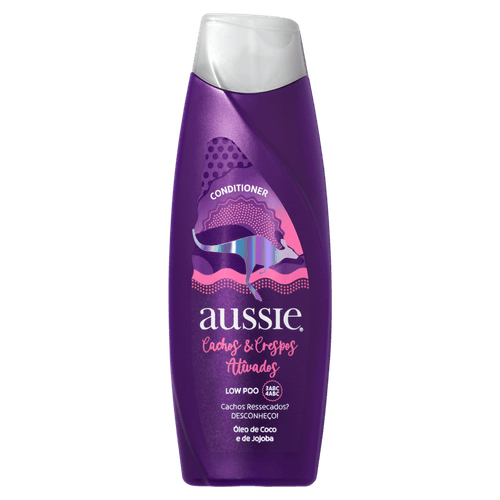 Condicionador Miracle Cachos 360ml Aussie para Cabelos Cacheados e Crespos